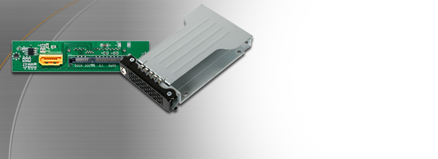 CO991IT-B 1 x 2.5” SAS/SATA SSD/HDD Plateau avec système de verrouillage + Circuit imprimé